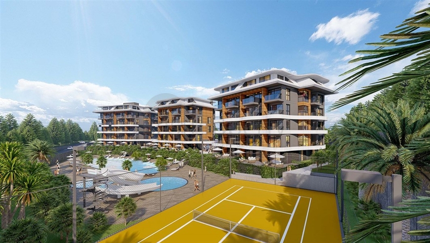 1+1 in einem im Bau befindlichen Hotelkomplex 