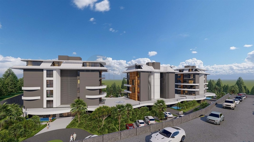 1+1 in einem im Bau befindlichen Hotelkomplex 