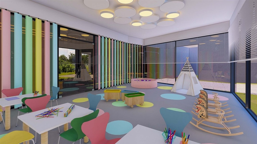 1+1 in einem im Bau befindlichen Hotelkomplex 