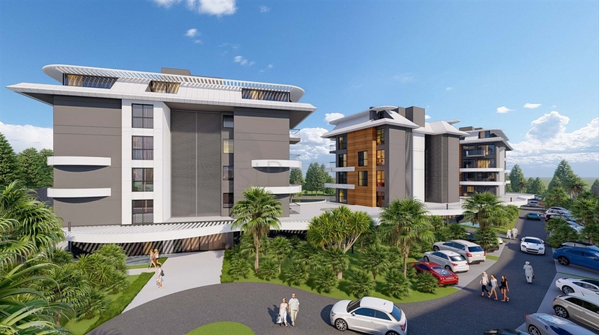 1+1 in einem im Bau befindlichen Hotelkomplex 