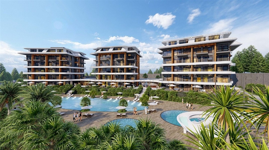 1+1 in einem im Bau befindlichen Hotelkomplex 