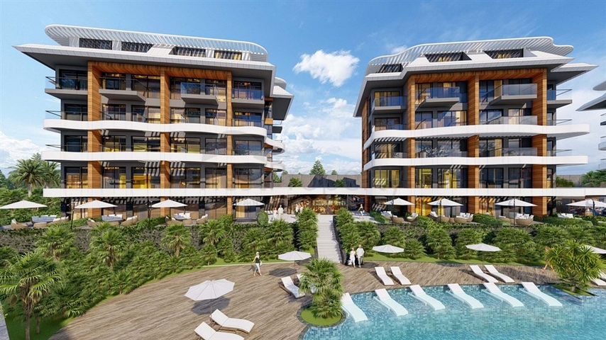 1+1 in einem im Bau befindlichen Hotelkomplex 