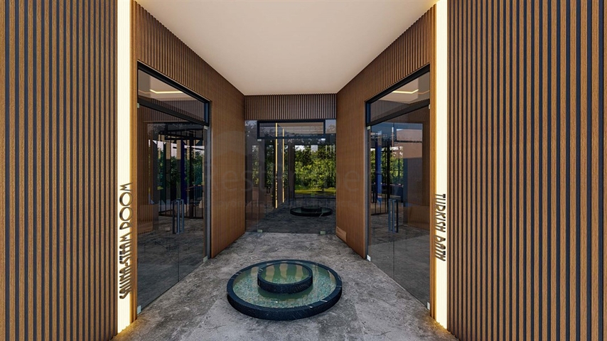 1+1 in einem im Bau befindlichen Hotelkomplex 