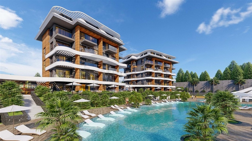 1+1 in einem im Bau befindlichen Hotelkomplex 