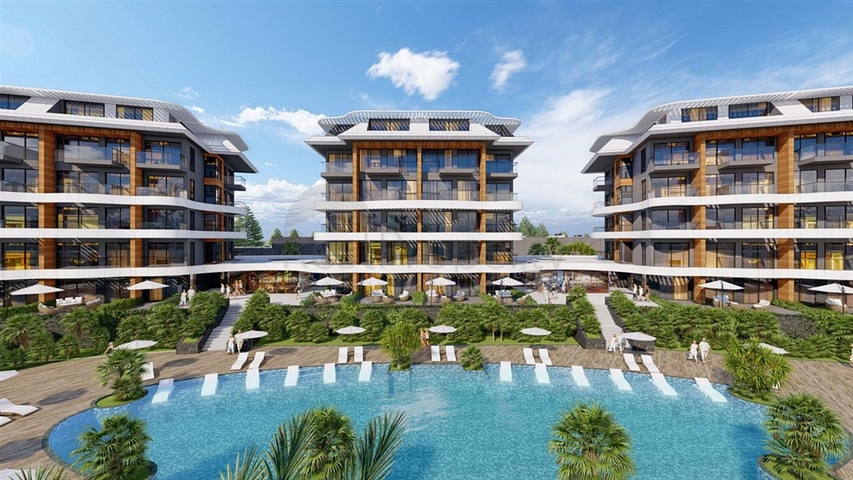 1+1 in einem im Bau befindlichen Hotelkomplex 