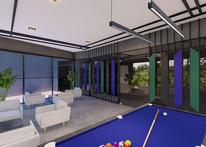 1+1 in einem im Bau befindlichen Hotelkomplex 