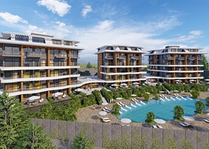 1+1 in einem im Bau befindlichen Hotelkomplex 