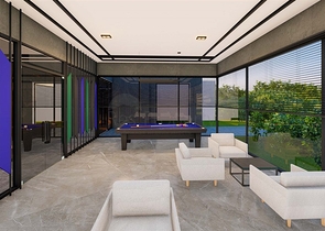 1+1 in einem im Bau befindlichen Hotelkomplex 