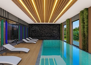 1+1 in einem im Bau befindlichen Hotelkomplex 