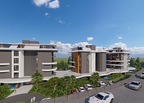 1+1 in einem im Bau befindlichen Hotelkomplex 