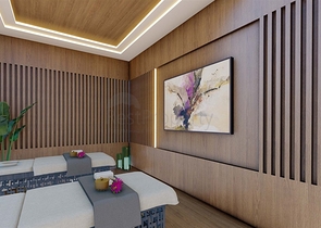 1+1 in einem im Bau befindlichen Hotelkomplex 