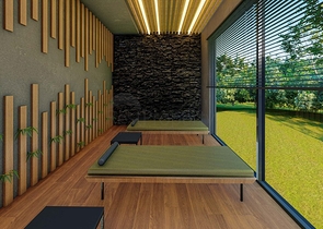 1+1 in einem im Bau befindlichen Hotelkomplex 