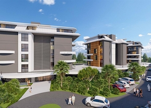 1+1 in einem im Bau befindlichen Hotelkomplex 