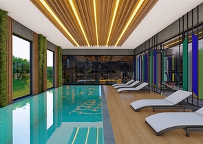 1+1 in einem im Bau befindlichen Hotelkomplex 