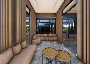 1+1 in einem im Bau befindlichen Hotelkomplex 