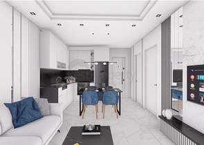 1+1 in einem im Bau befindlichen Hotelkomplex 