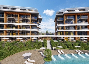 1+1 in einem im Bau befindlichen Hotelkomplex 