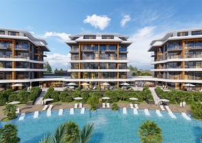 1+1 in einem im Bau befindlichen Hotelkomplex 