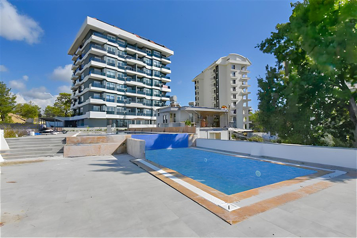 Apartment in einem neuen Komplex im Stadtteil Avsallar 