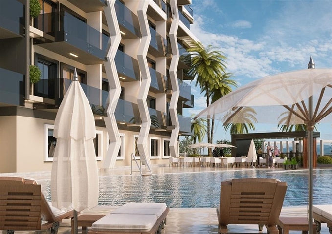 Wohnung in einer ökologisch sauberen Gegend von Alanya- Avsallar