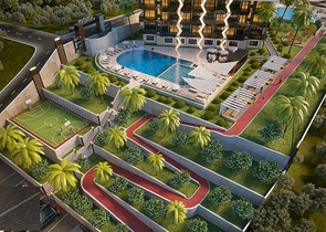 Wohnung in einer ökologisch sauberen Gegend von Alanya- Avsallar