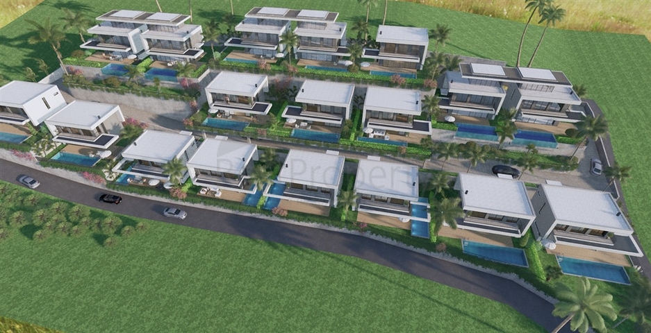 3+1 Villa mit eigenem Pool in Kargicak