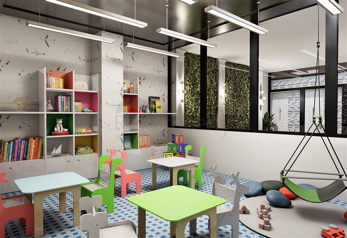 1+1 Wohnung in einem im Bau befindlichen Haus im Bezirk Mahmutlar