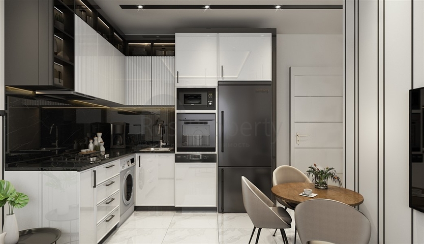 1+1 Wohnung in einer neuen Wohnanlage im Zentrum von Alanya