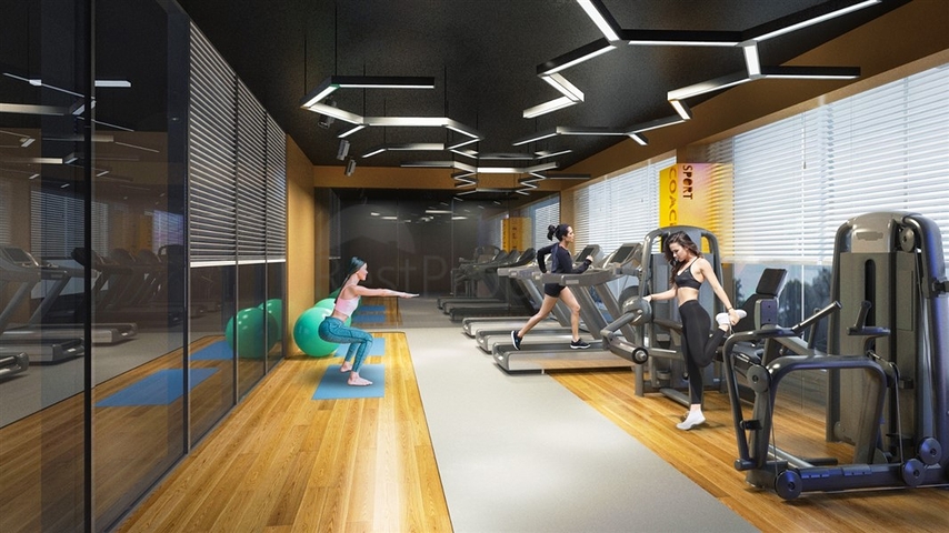 1+1 Wohnung in einer neuen Wohnanlage im Zentrum von Alanya