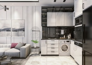 1+1 Wohnung in einer neuen Wohnanlage im Zentrum von Alanya