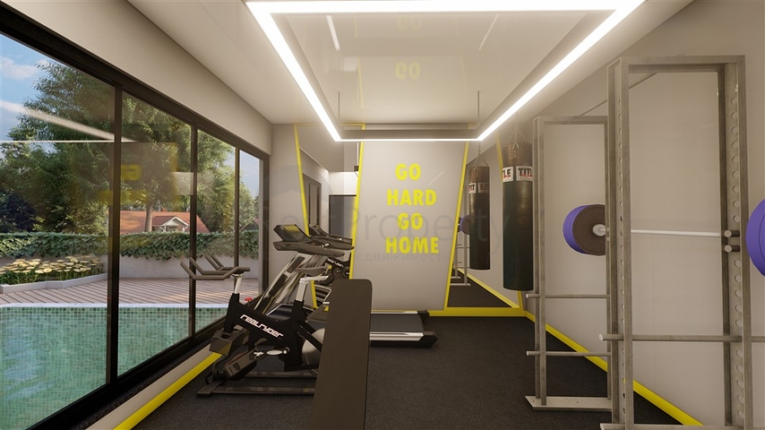 1+1 Wohnung im Zentrum von Alanya in einer Entfernung von 200 Metern zum Meer