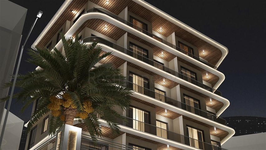 1+1 Wohnung im Zentrum von Alanya in einer Entfernung von 200 Metern zum Meer