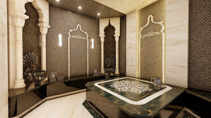 1+1 Wohnung im Zentrum von Alanya in einer Entfernung von 200 Metern zum Meer