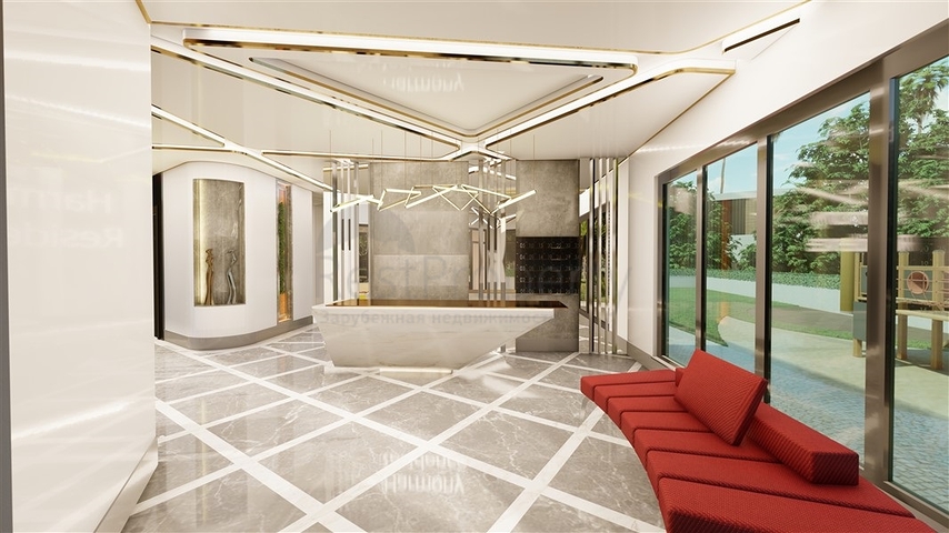 1+1 Wohnung im Zentrum von Alanya in einer Entfernung von 200 Metern zum Meer