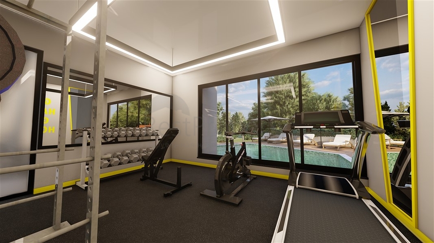 1+1 Wohnung im Zentrum von Alanya in einer Entfernung von 200 Metern zum Meer