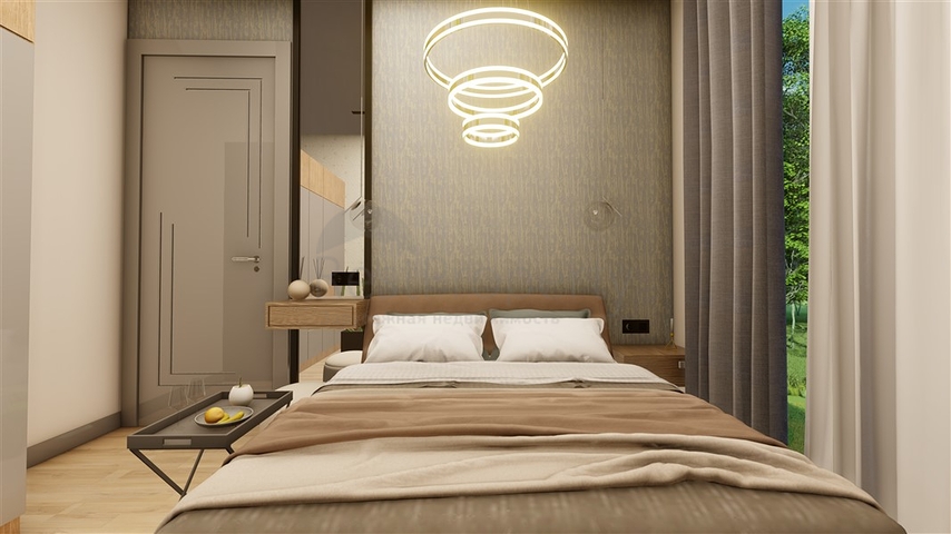 1+1 Wohnung im Zentrum von Alanya in einer Entfernung von 200 Metern zum Meer