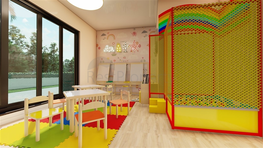 1+1 Wohnung im Zentrum von Alanya in einer Entfernung von 200 Metern zum Meer