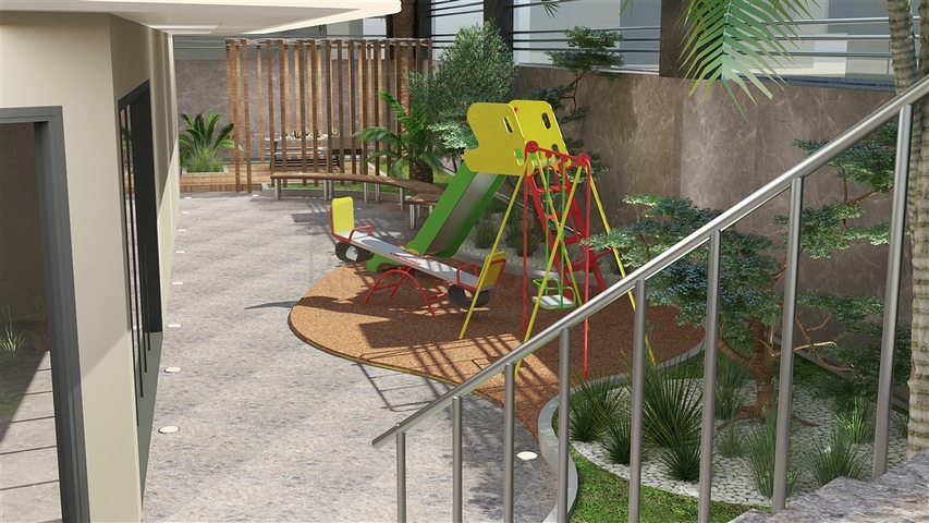 1+1 Wohnung im Zentrum von Alanya in einer Entfernung von 200 Metern zum Meer