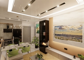 1+1 Wohnung im Zentrum von Alanya in einer Entfernung von 200 Metern zum Meer