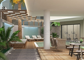 1+1 Wohnung im Zentrum von Alanya in einer Entfernung von 200 Metern zum Meer