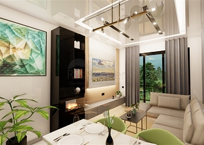 1+1 Wohnung im Zentrum von Alanya in einer Entfernung von 200 Metern zum Meer