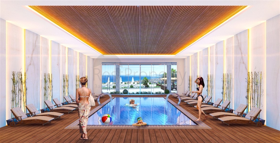 Zweizimmerwohnung in einem neuen Komplex des Bezirks Mahmutlar