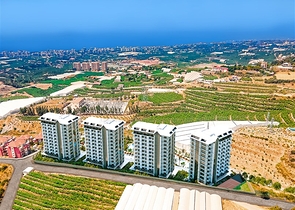 Zweizimmerwohnung in einem neuen Komplex des Bezirks Mahmutlar