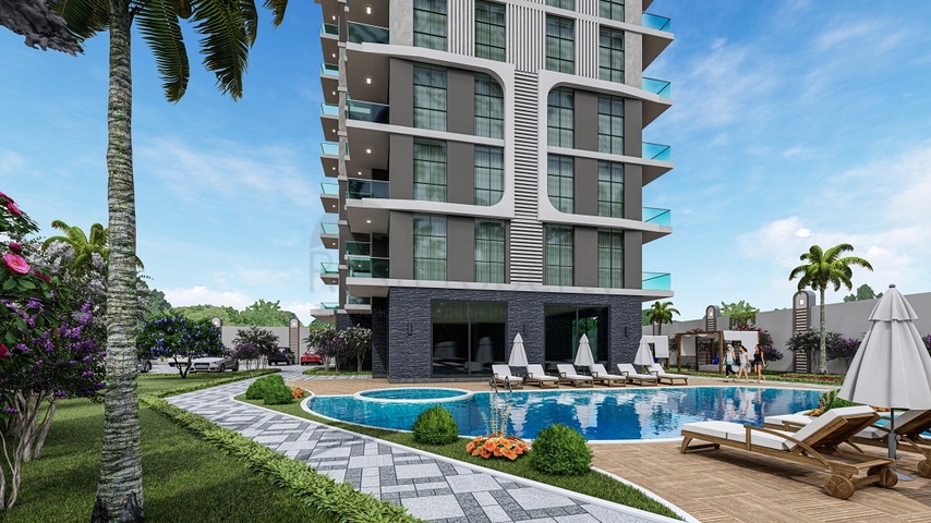 Penthouse mit 2+1 Grundriss im Stadtteil Mahmutlar