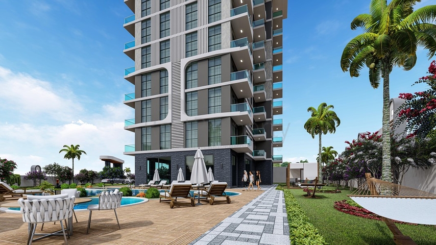 Penthouse mit 2+1 Grundriss im Stadtteil Mahmutlar