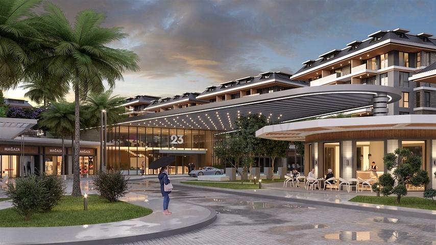 Ein Premium-Komplex mit Hotelinfrastruktur im Bezirk Oba