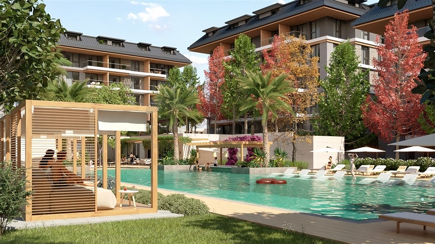 Ein Premium-Komplex mit Hotelinfrastruktur im Bezirk Oba