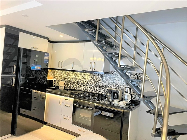 Penthouse 4+1 im Zentrum von Alanya in Gehweite zum Meer