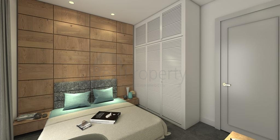 1+1 in einem im Bau befindlichen Komplex im Bezirk Mahmutlar