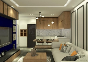 1+1 in einem im Bau befindlichen Komplex im Bezirk Mahmutlar